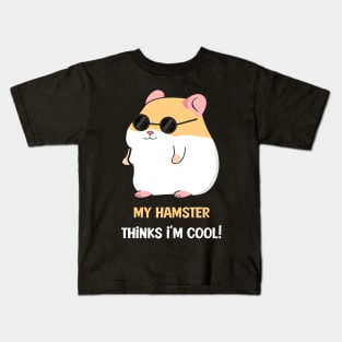 Cool Hamster Sun Glasses Kids T-Shirt